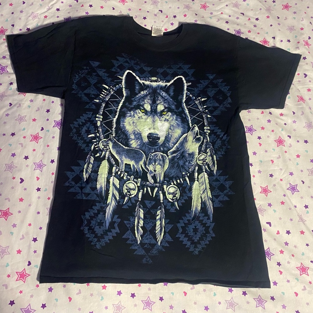 Super cool dreamcatcher wolf shirt